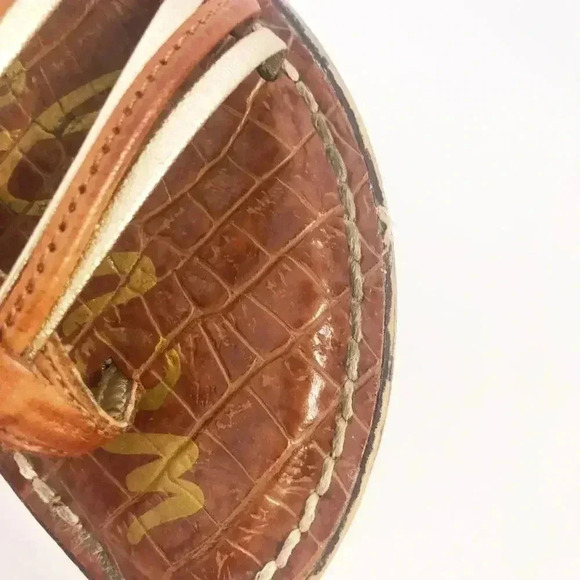 Sam Edelman Kamille Gladiator Strappy Sandals Brown and Gold Women's Size 6.5 - Picture 8 of 14